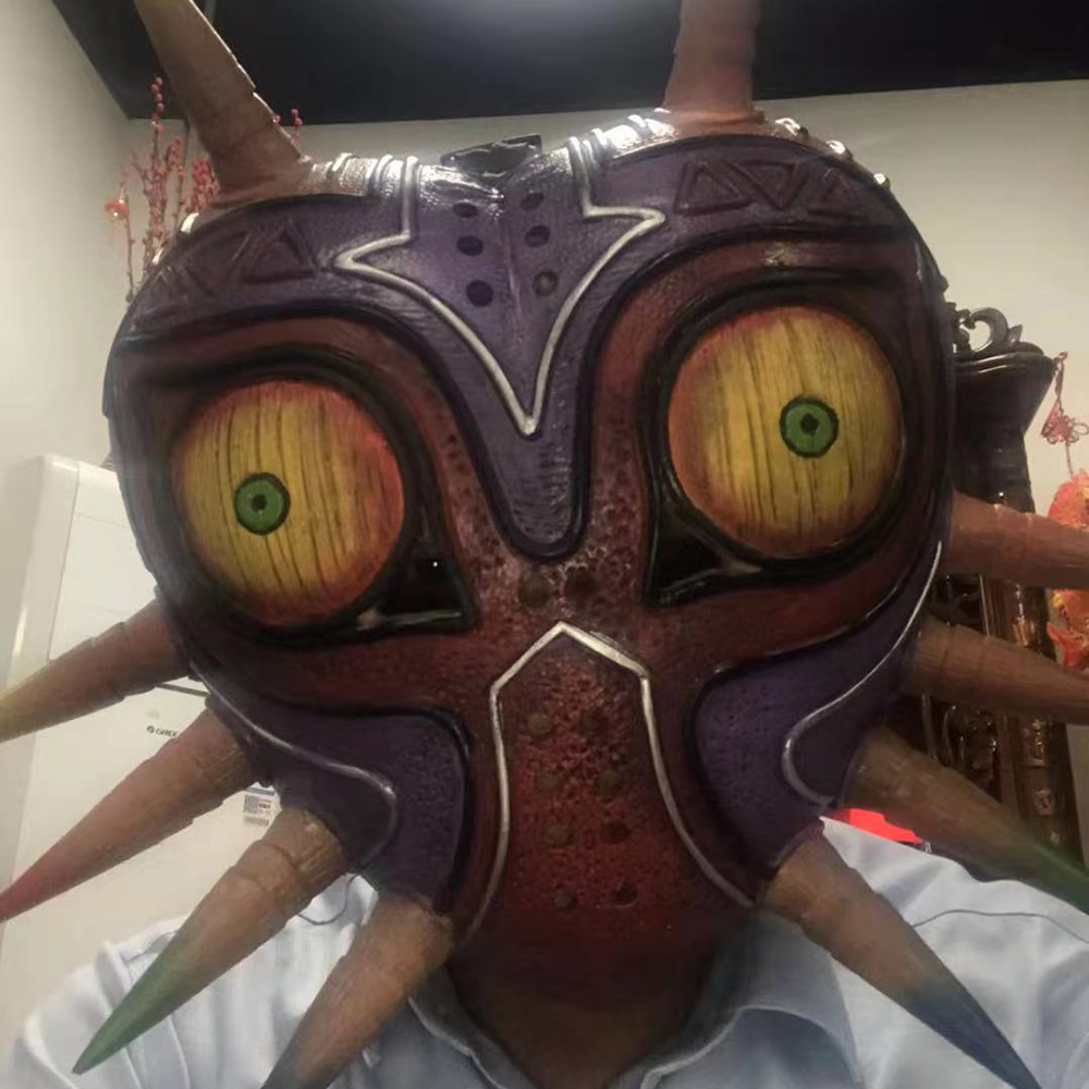 梅祖拉的假面面具 塞尔达传说cosplaymajoras万圣节游戏乳胶面具