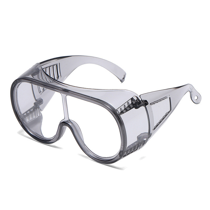 升级版百叶窗防飞沫防唾沫抗uv防雾百叶窗款男护目镜防护眼镜透明