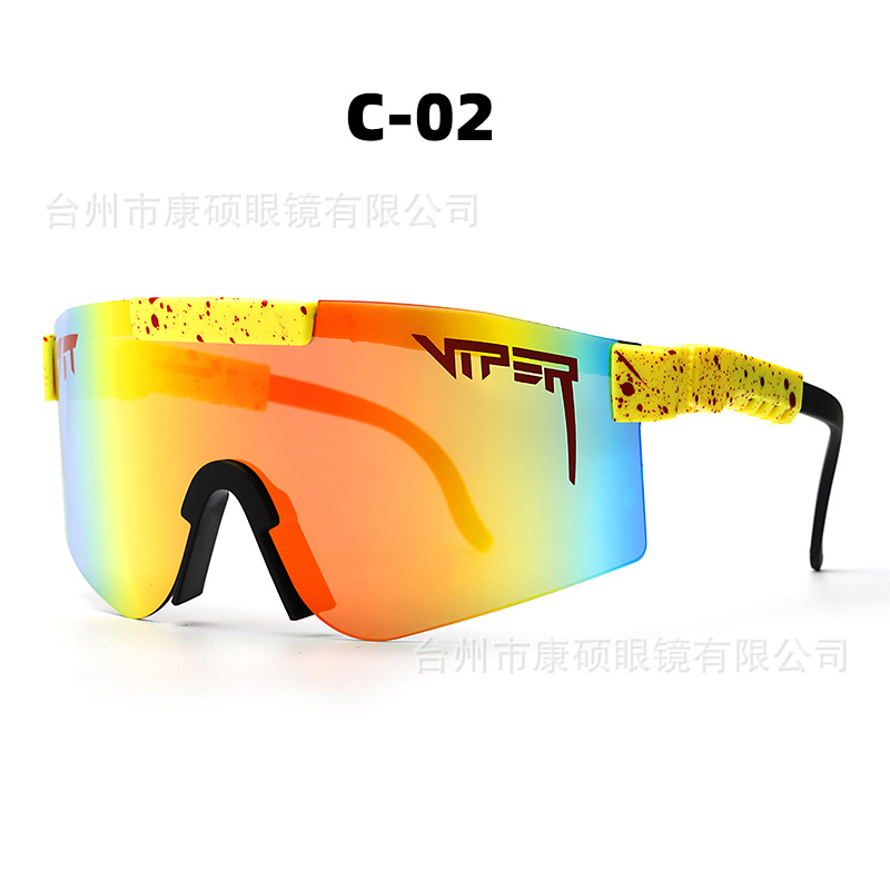 Colorful Glasses for Riding Polarized Sunglasses Men's Outdoor Sports Goggles Cycling Bicycle Glass Cross-Border Pit Vipe