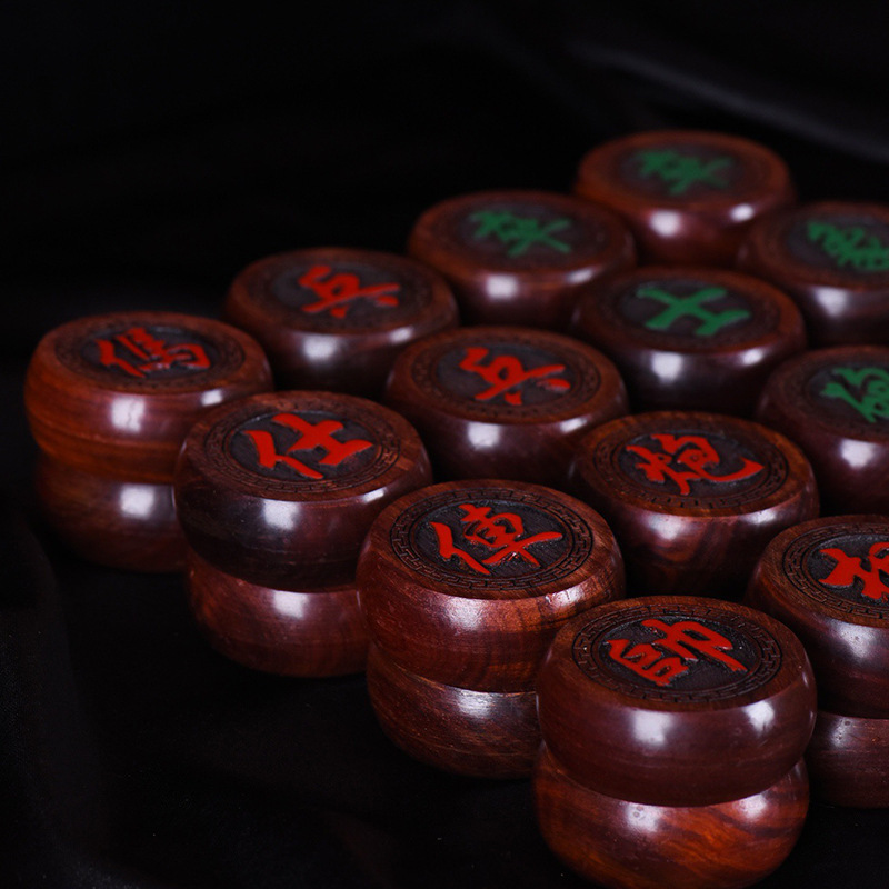 中国象棋赞比亚血檀红木实木磁吸折叠便携式4.8 5.8礼品棋盘-阿里巴巴
