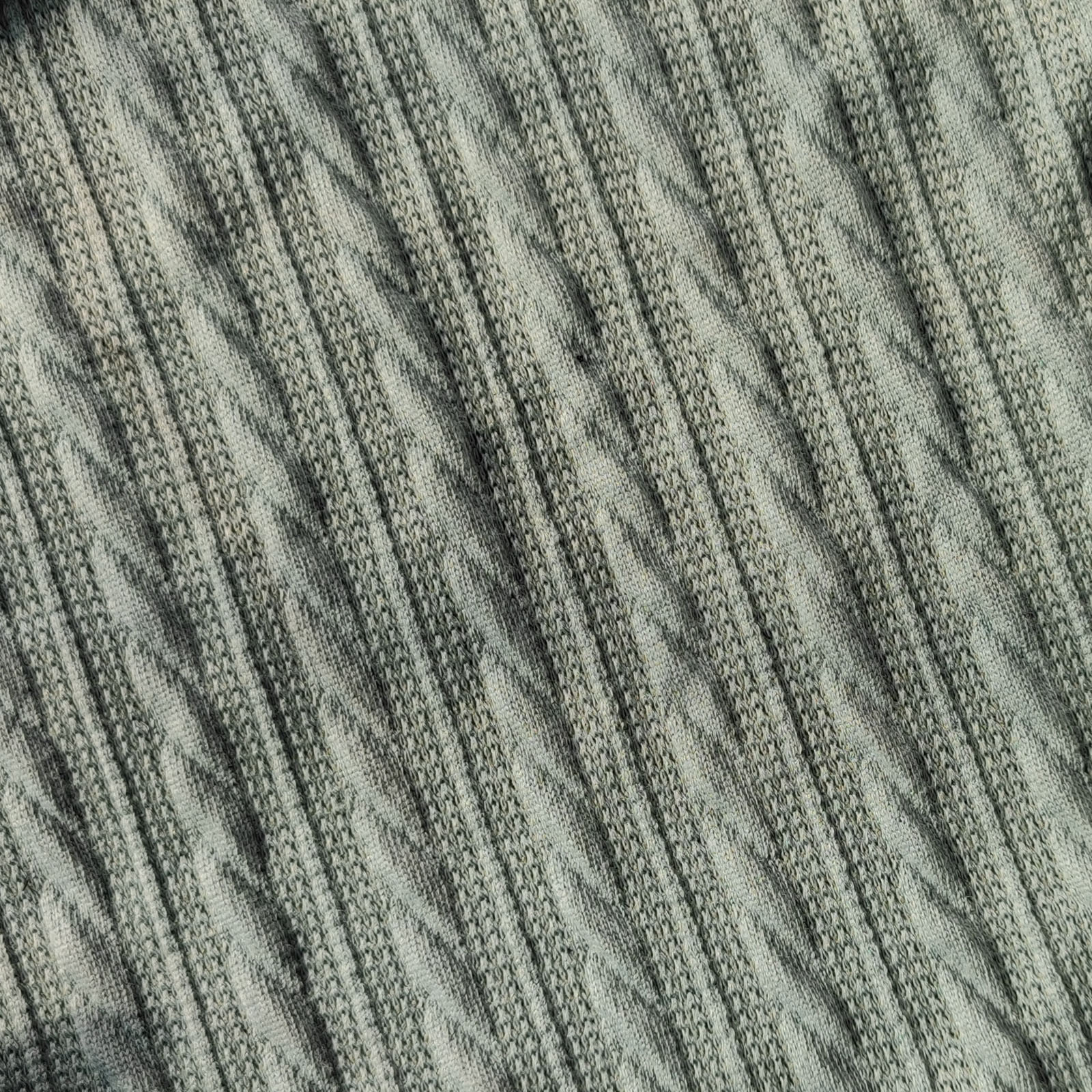 粗纺扭纹麻花面料 粗针提花布麦穗花春夏秋薄款辫子花透光毛线