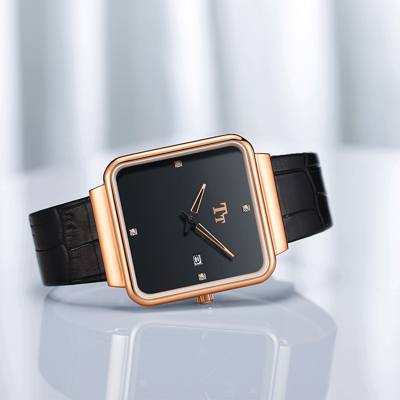 tt/天塔腕表超薄手表女学生韩版简约时尚潮流石英表 硅胶表带女表