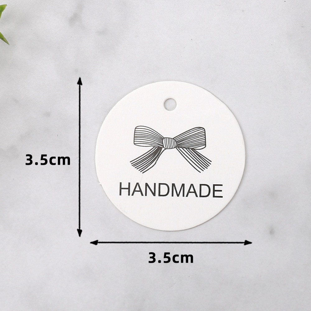 thank you感谢小吊牌handmade手工制作标签礼品首饰包装卡片挂牌