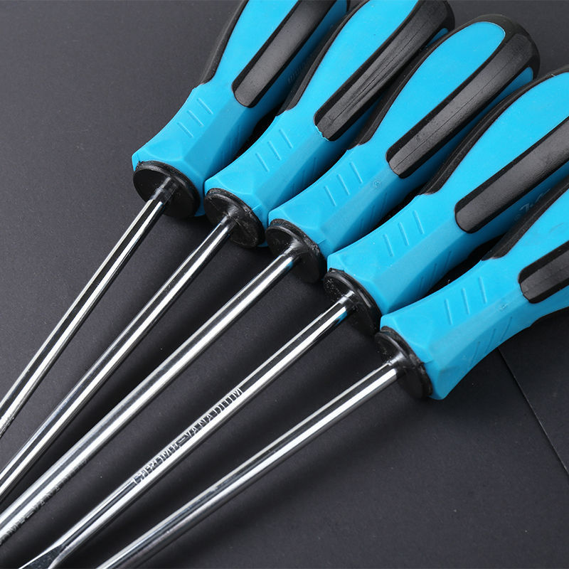 一字螺丝刀工业级强磁家用十加长加硬起子改锥套装工具厂家批发