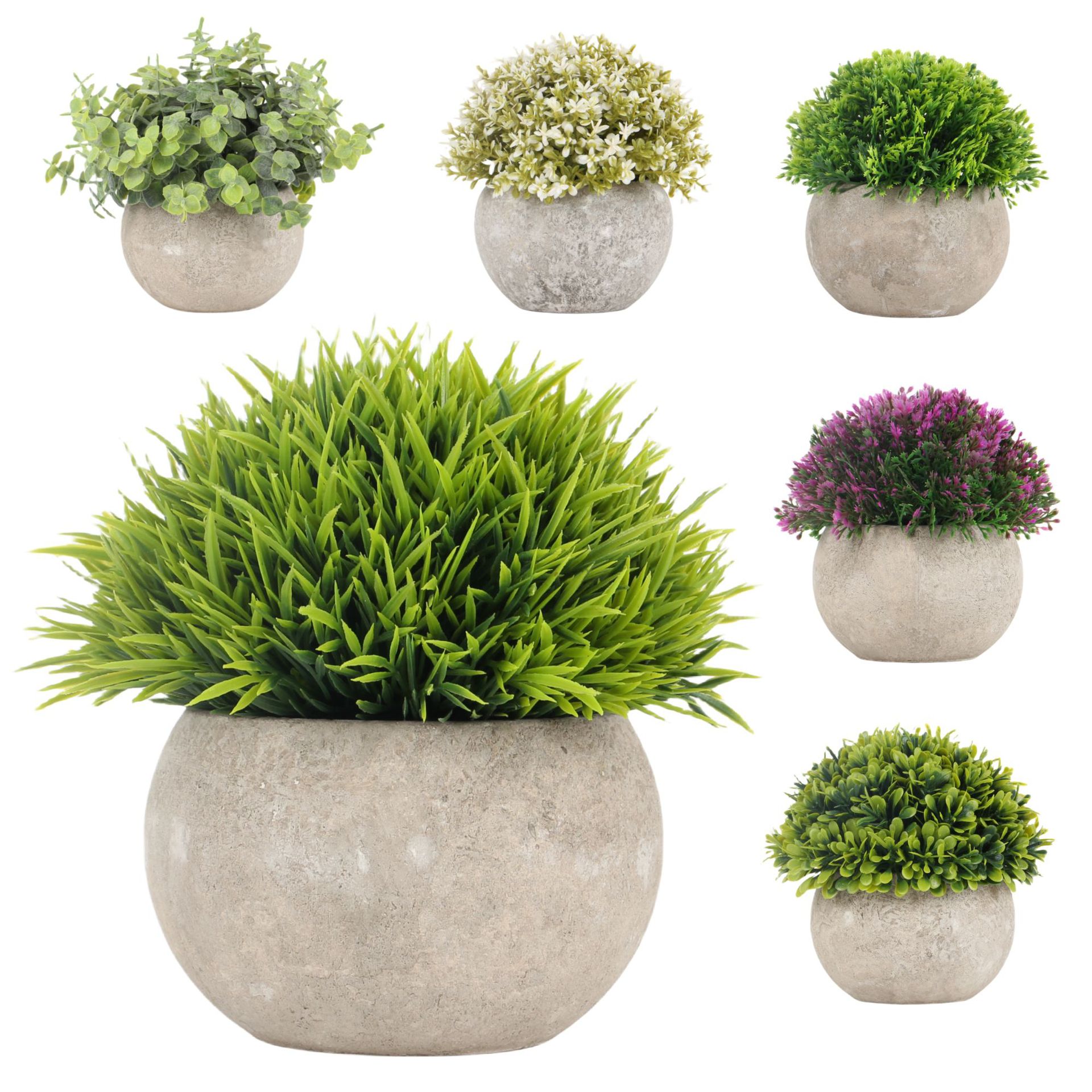 Cross-Border Hot Selling Ball Pulp Pot Can Be Combined Home Decoration Simulation Plant Artificial Greenery Bonsai Sets