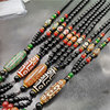 Wan Yu wholesale Tibetan Retro Dzi agate sweater chain men and women agate Necklace Old agate Wan Yu wholesale Tibetan Retro Dzi agate sweater chain men and women agate Necklace Old agate