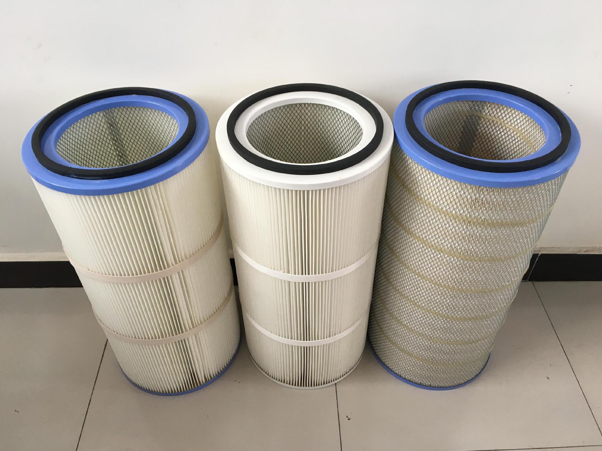 吊装式除尘滤筒六耳除尘滤芯喷砂机除尘滤芯3566