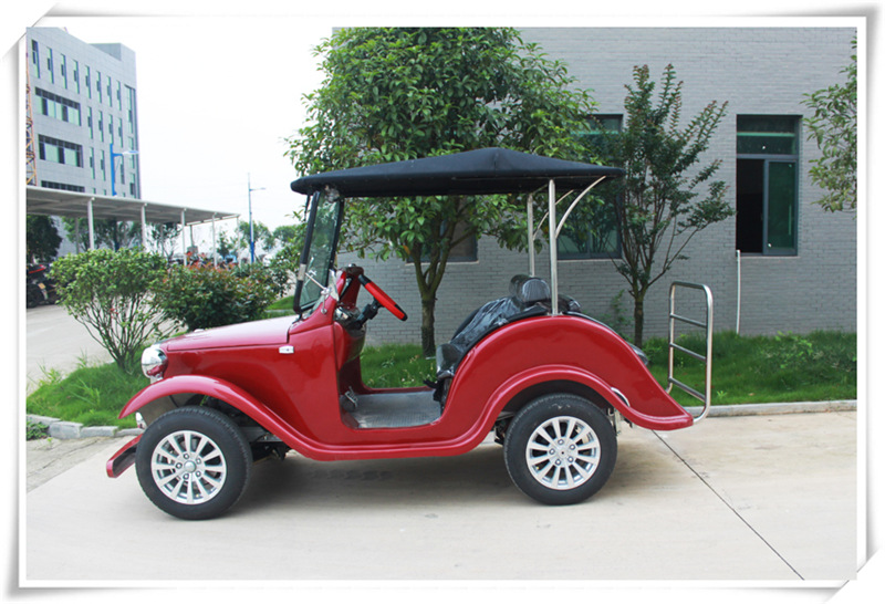 湖南4座复古电动老爷观光车 休闲电动代步观光车 酒店贵宾摆渡车