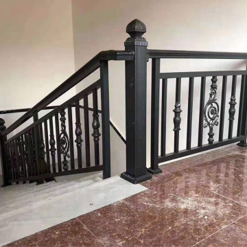 厂家定制公共楼梯扶手铝合金楼梯扶手金属楼梯栏杆室内楼梯扶手u