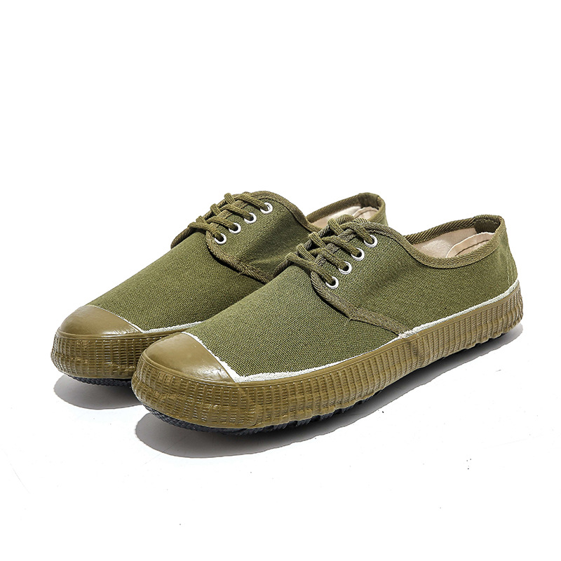 Liberation Shoes Men's Army Sanwuqi Work Wear Genuine Yellow Sneaker Military Shoes Yellow Rubber Shoes Men's Construction Site 3537