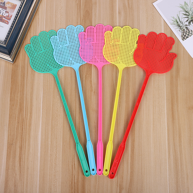 Household Fly Swatter Handle Plastic Fly Swatter Mosquito Swatter Mosquito Swatter Multi-Color Optional Practical