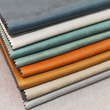 鹿皮绒科技布麂皮绒面料厂家直供鞋材靠垫抱枕沙发仿鹿皮绒科技布