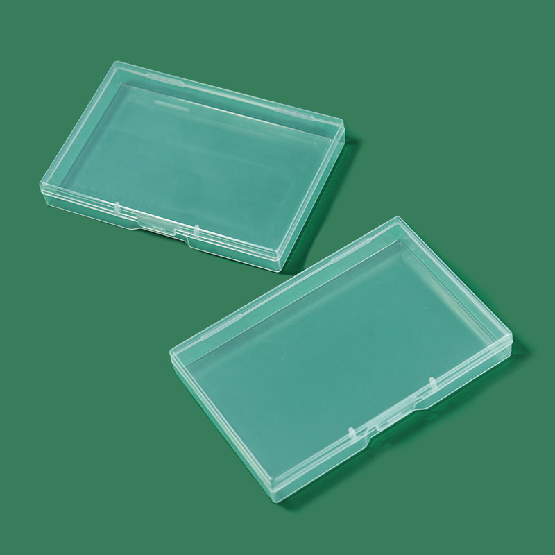 透明塑料盒 包装盒 零件盒 亚马逊用 PP盒 高度厚度17m m 小扁盒
