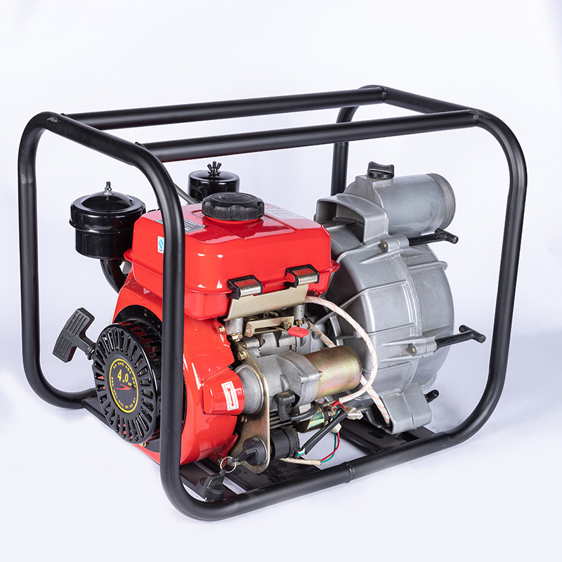 桐田农用灌溉柴油机水泵高压家用高扬程消防自吸泵23寸柴油抽水机