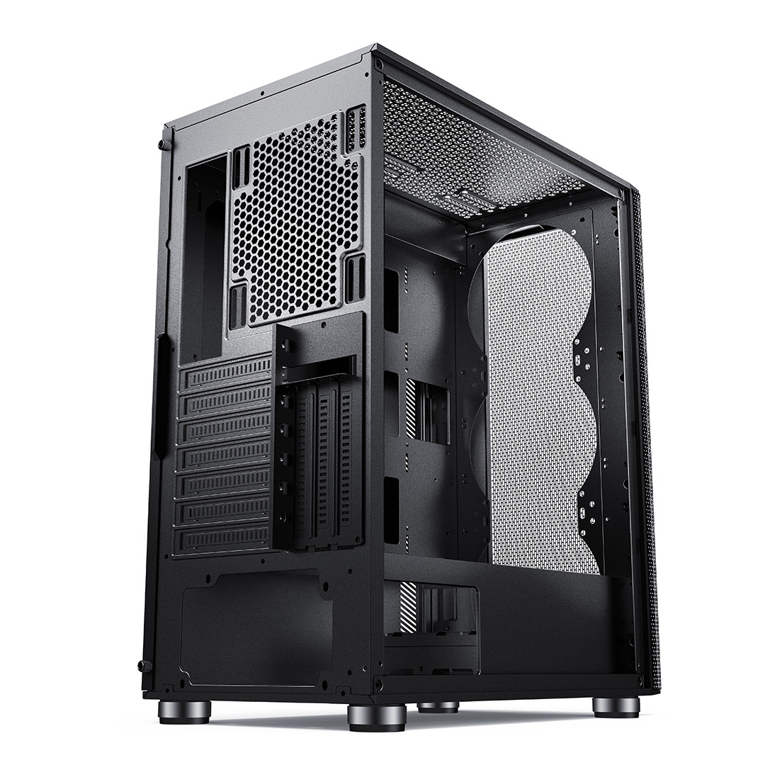 厂家直供超频三game7 台式电脑机箱侧透铝网电竞游戏水冷中塔机箱