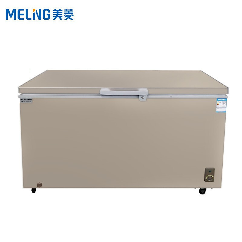 美菱(meling)机控卧式一室冰柜单温冷冻冷藏转换大冷柜商用雪柜