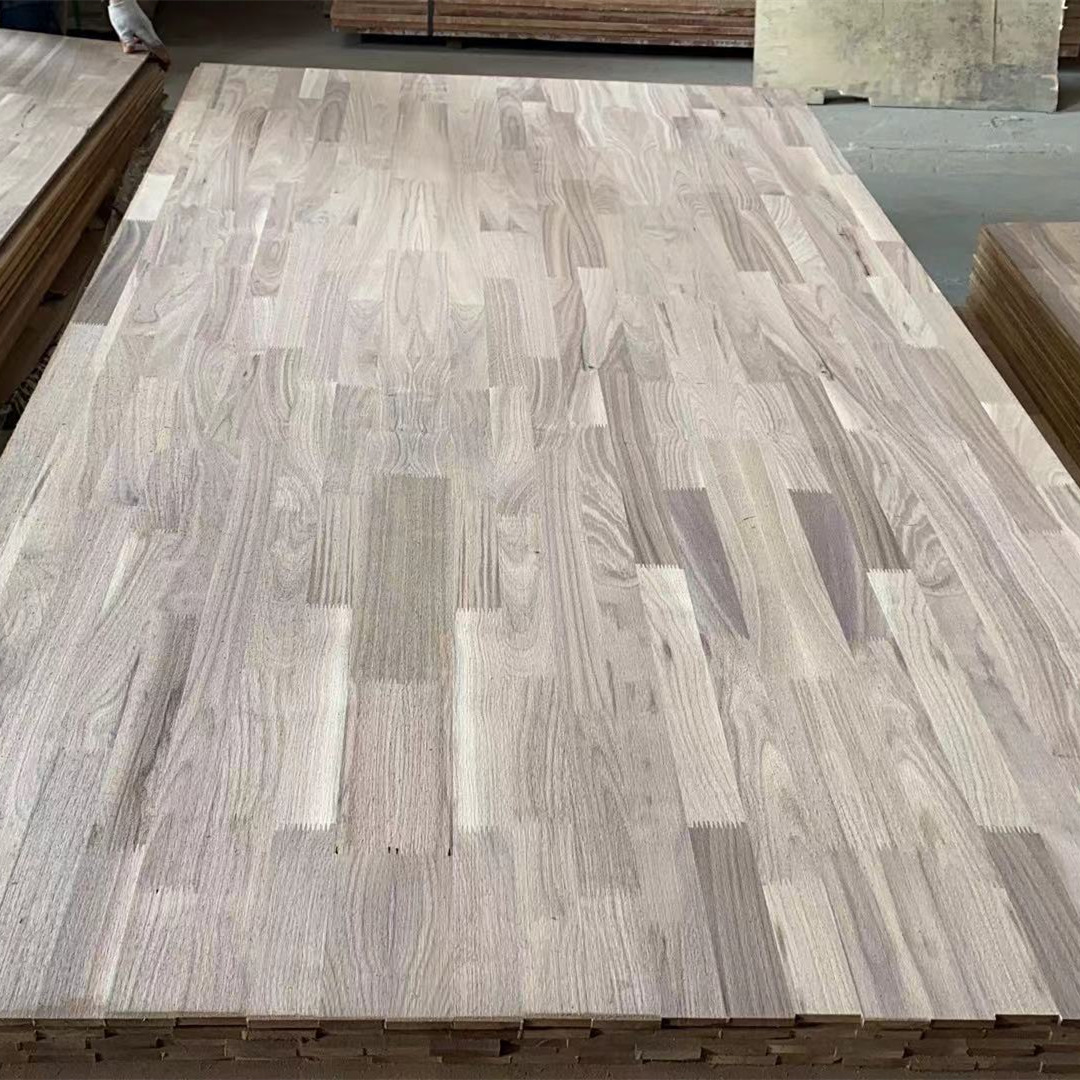 北美黑胡桃薄木板3mm黑胡桃指接拼板薄木板订做