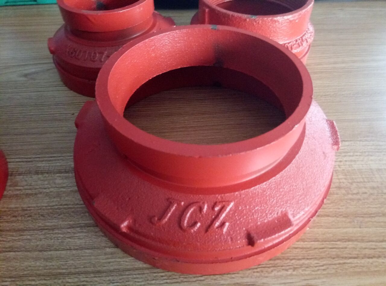 苏州沟槽大小头沟槽管件沟槽异径管沟槽直接卡箍大小头消防管件