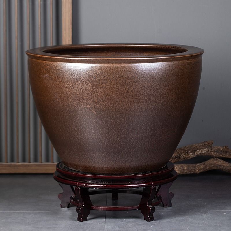 陶缸花盆景德镇陶瓷锦鲤金鱼缸特大号庭院睡莲缸荷花缸老式大水缸