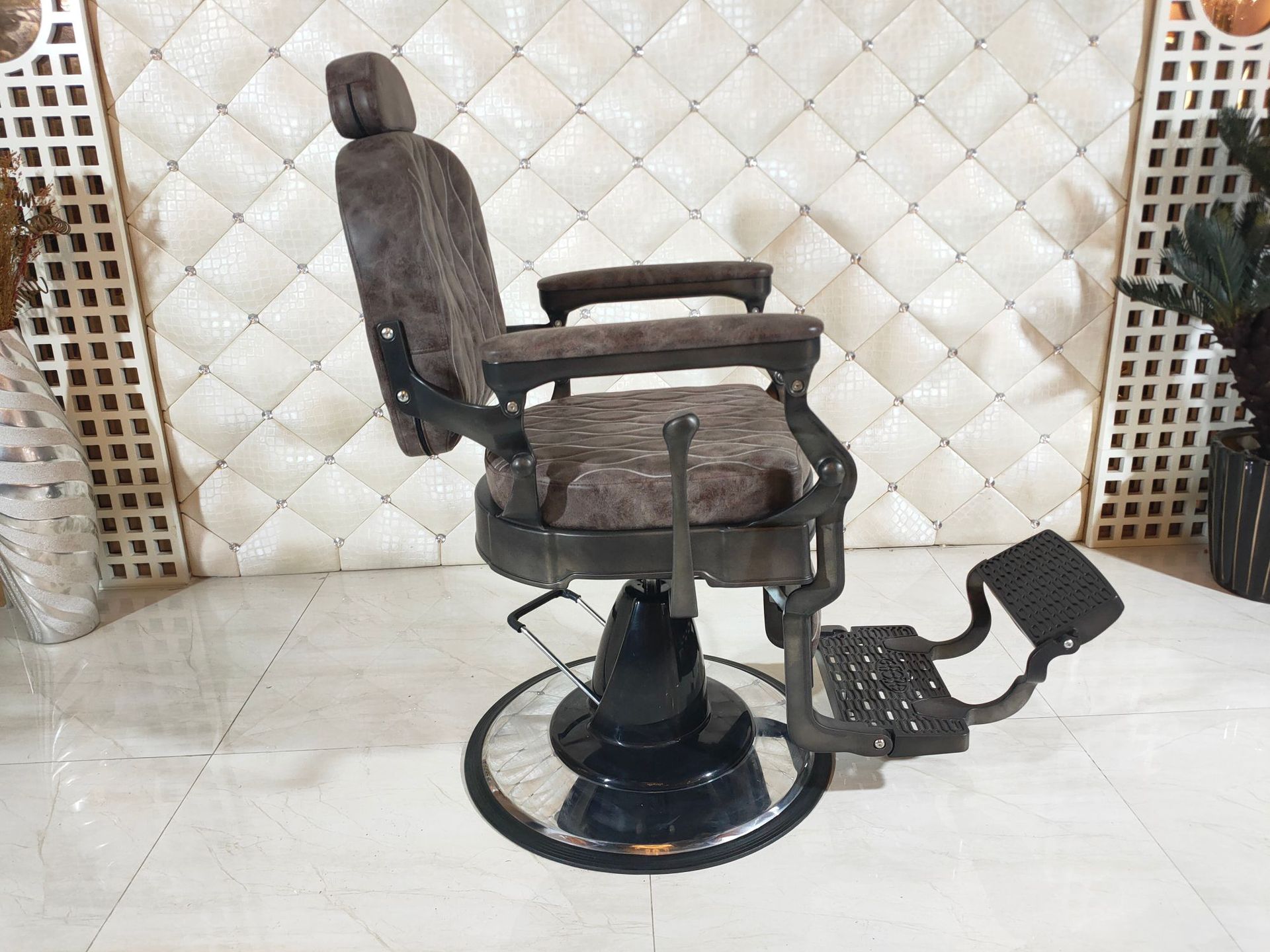 网红理发店椅子发廊专用可放倒刮脸椅子美发凳子剪发烫染升降座椅