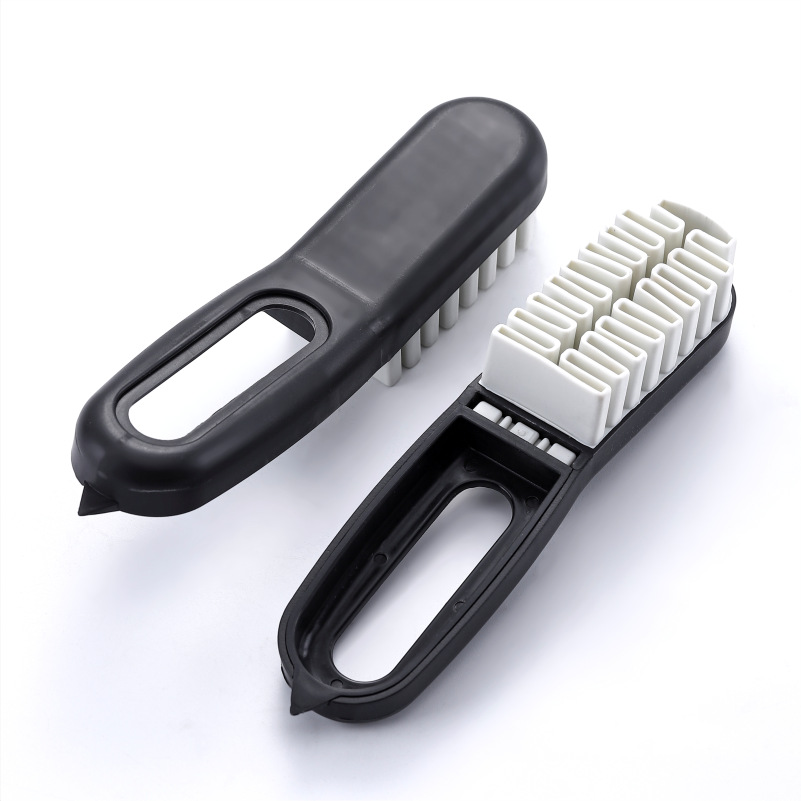 Suede Rubber Shoes Shoe Brush Cleaning Suede Groove Gap Brushes Tail Knife Soft Fur Shoe Polishing Special Shoe Brush