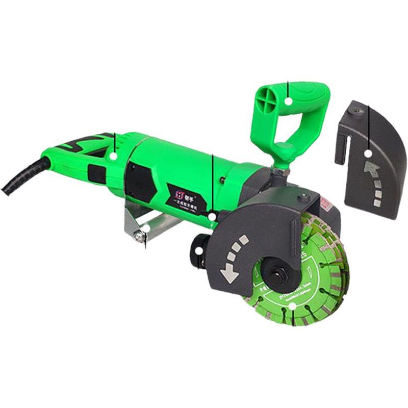 135-5一次成型开槽机无死角无尘水电安装墙壁线槽自动切割机