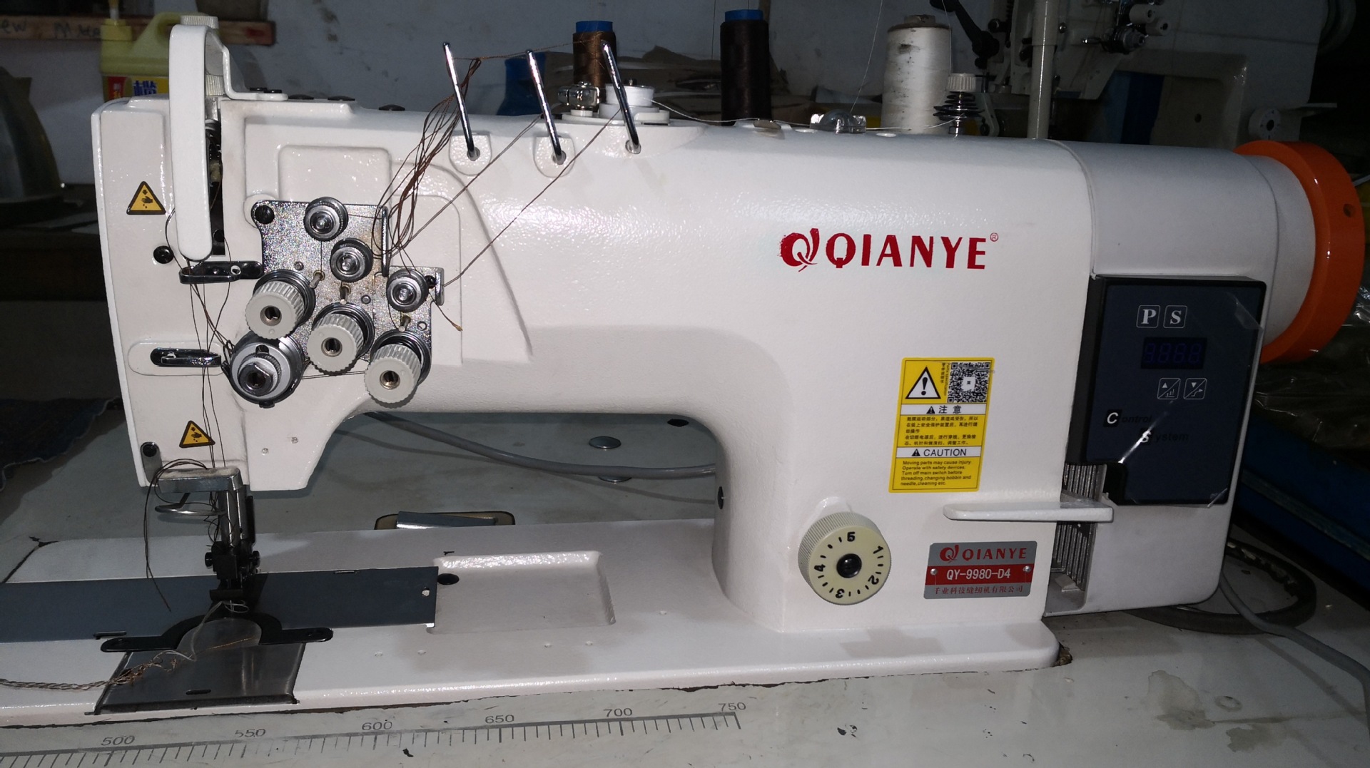三针平缝机直驱平车 qianye 平三针工业缝纫机厂家直销