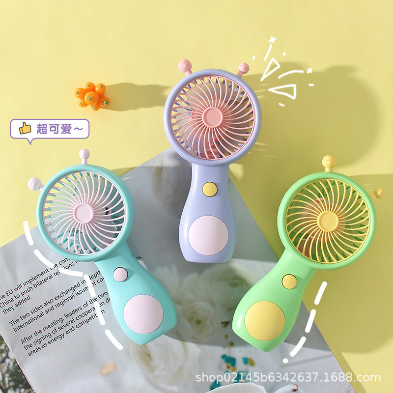 Multifunctional Turbo Usb Small Desktop Fan Portable Charging Mini Hand-Held Electric Fan Children Gift Wholesale