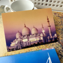 世界旅游城市中东地标迪拜风光明信片帆船酒店亚特兰蒂斯哈利法塔