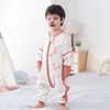 Sleeping bag baby Autumn and winter baby Anti Tipi Autumn and winter Cotton clip thickening pajamas Startle Four seasons currency supple