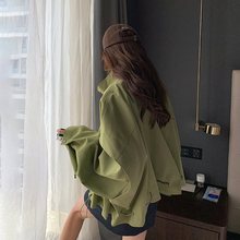 军绿工装夹克外套女短款2024秋装新款韩版洋气炸街小个子盐系上衣