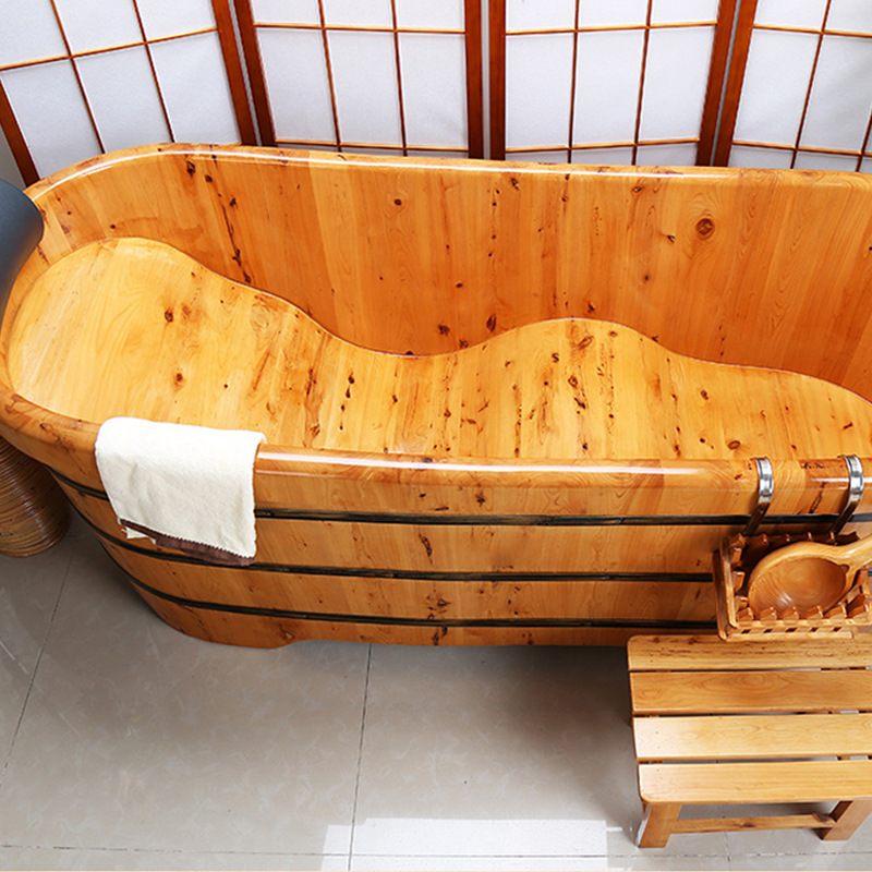 洗澡桶木桶浴桶成人实木泡澡桶沐浴桶家用木质浴缸泡澡木桶