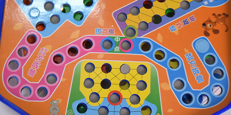 7合1亚克力跳棋,有传统跳棋,星球大战飞行棋,拔河棋,越狱,翻江倒海