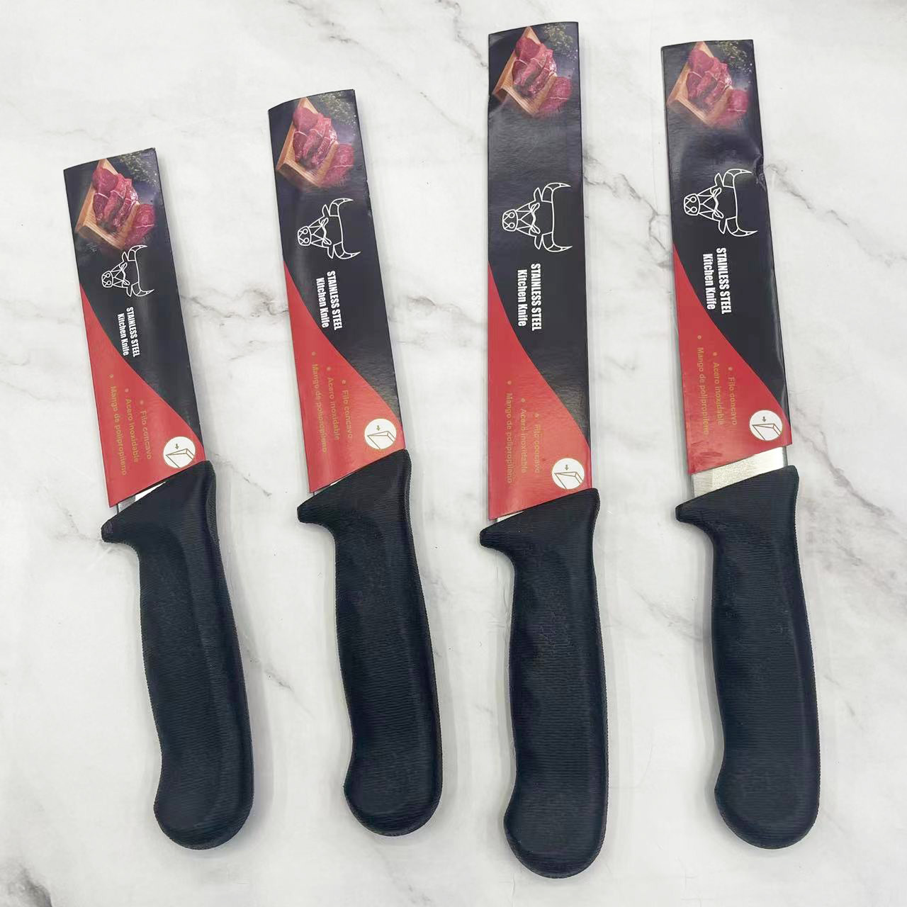 Wholesale Kitchen Fruit Knife Plastic Handle Chef Knife Household Kitchen Fruit Replaceable Blade Knife Black Handle Cleaver