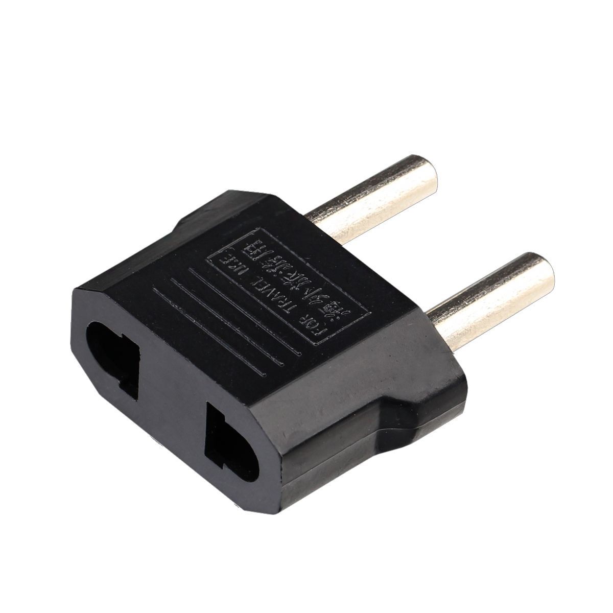 欧标二圆转换插头 出国插头 欧规转换插头 美国转欧洲