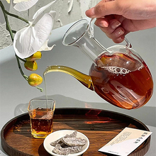 煮茶泡绿茶壶高硼硅贵妃透明仿宋点茶玻璃手执壶茶具套装温酒壶