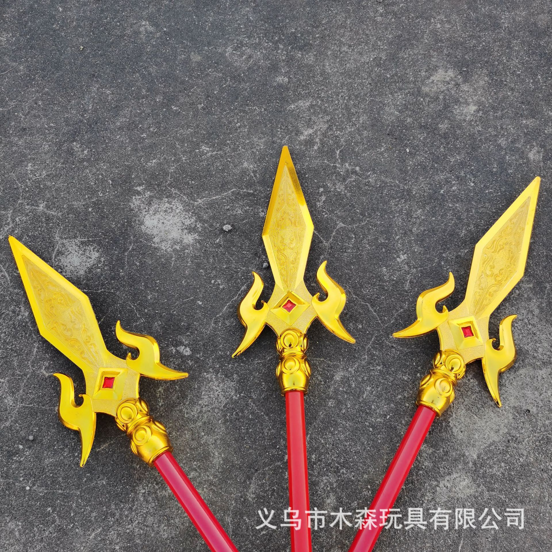 哪吒火尖枪红杆红缨枪可拆卸新枪舞台表演道具三国兵器景区热销刀