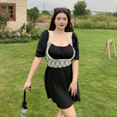 大码游泳衣女裙式连体可爱微胖mm200斤显瘦遮肉长袖保守泳装温泉