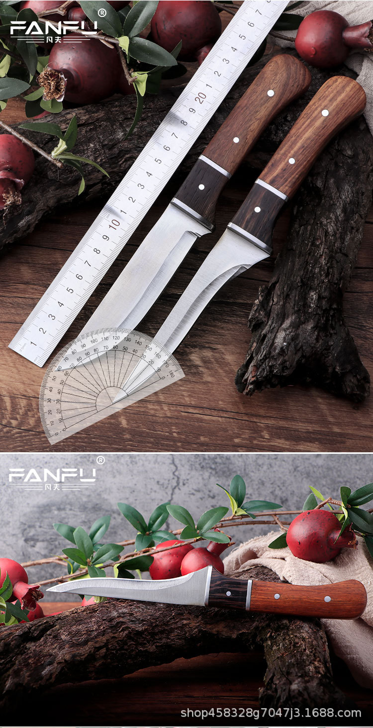 蒙古族手把肉刀剔骨小刀割肉专用内蒙古吃羊肉小刀烤全羊排餐刀