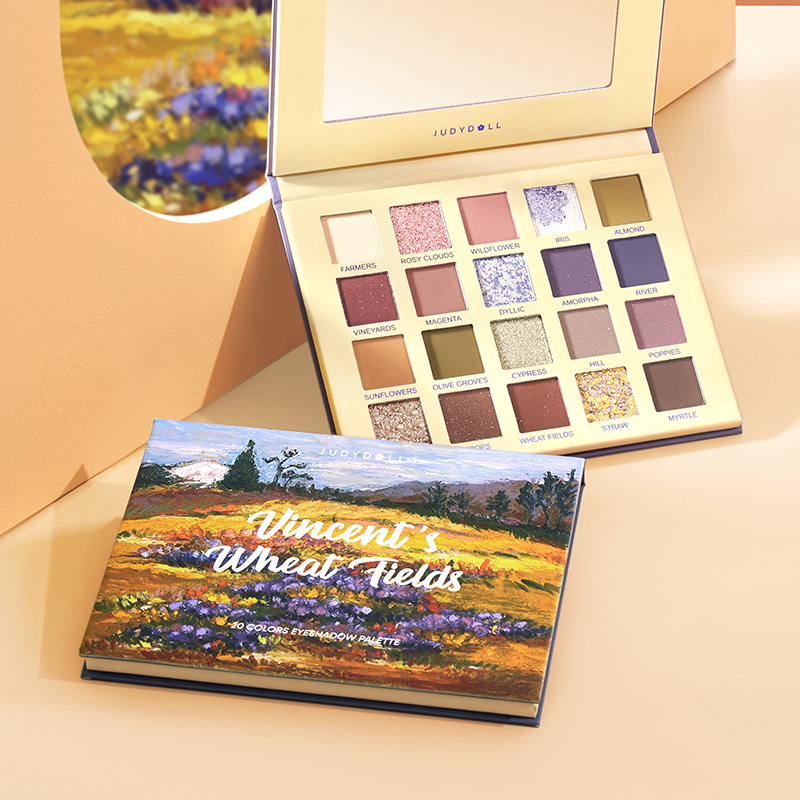 现货judydoll橘朵大麦盘紫穗麦田20色眼影盘油画盘哑光 秋冬新色