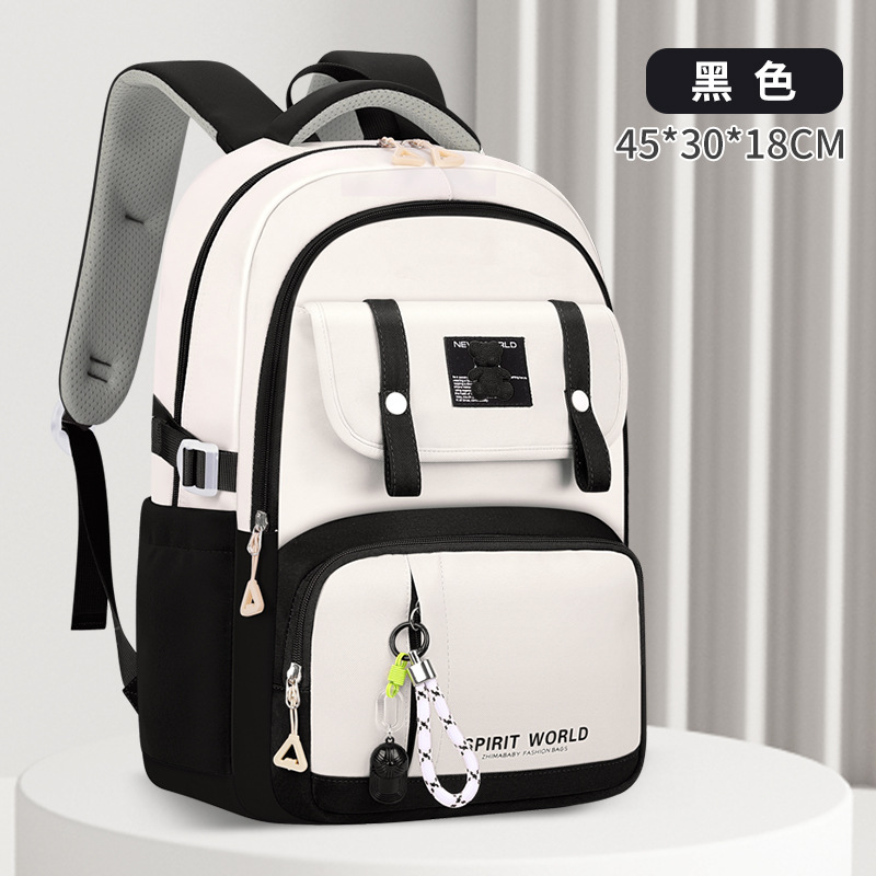 New Primary School Student Schoolbag Male 6-12 Years Old Lightweight Casual Children's Bags Large Capacity Student Backpack