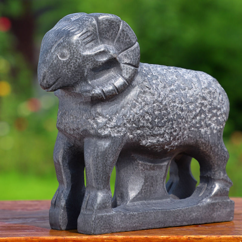 石雕石头青石十二生肖小生肖鼠牛虎兔龙蛇马羊猴鸡狗猪摆件家用