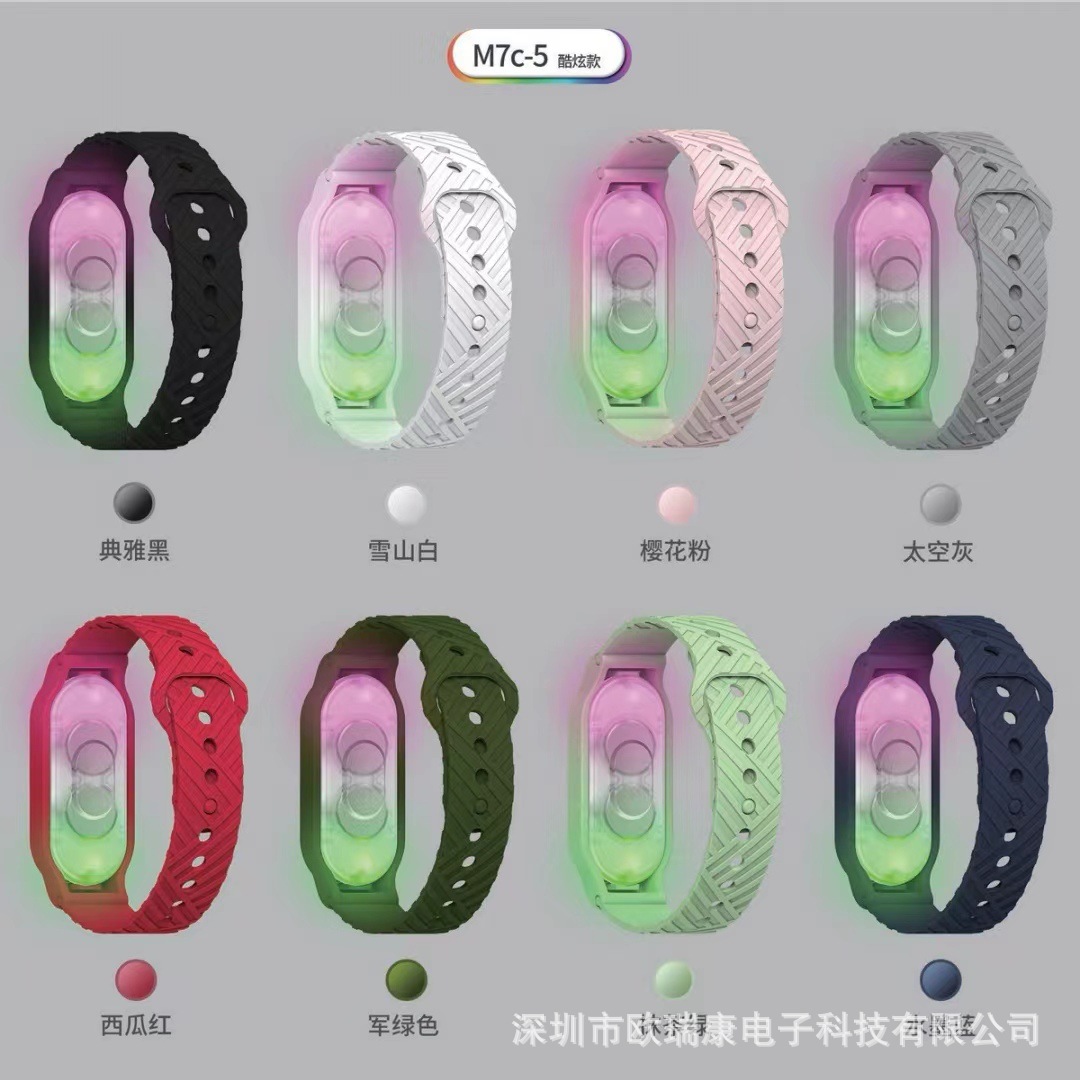 New LED Electronic Bracelet & Watch M7c-5 Internet Celebrity Children Student Sports Ins Factory in Stock Wholesale