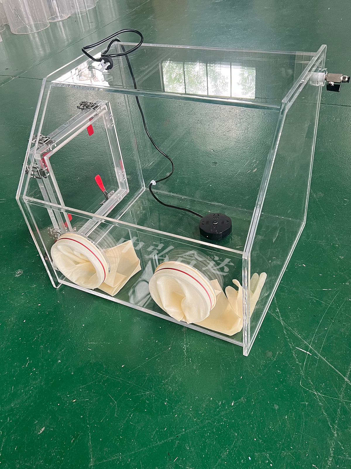 亚克力真空箱加厚手套亚克力真空实验室隔离惰性气体手套箱控制