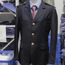 新款铁路工作服男女春秋长袖外套高铁服装男女西服火车列车员服装