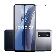 适用VIVO IQOO Z3 X21S y91手机钢化全屏透明膜保护防指纹蓝光贴