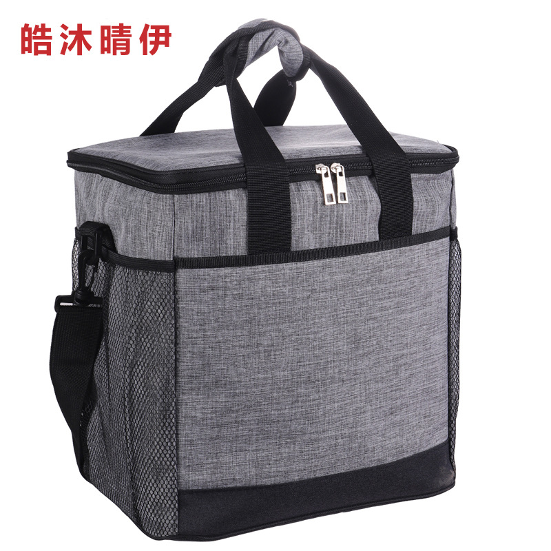 Camping Picnic Bag Thickened Large-Capacity Insulated Bag Oxford Cloth Crossbody Cold Insulation Portable Ice Bag