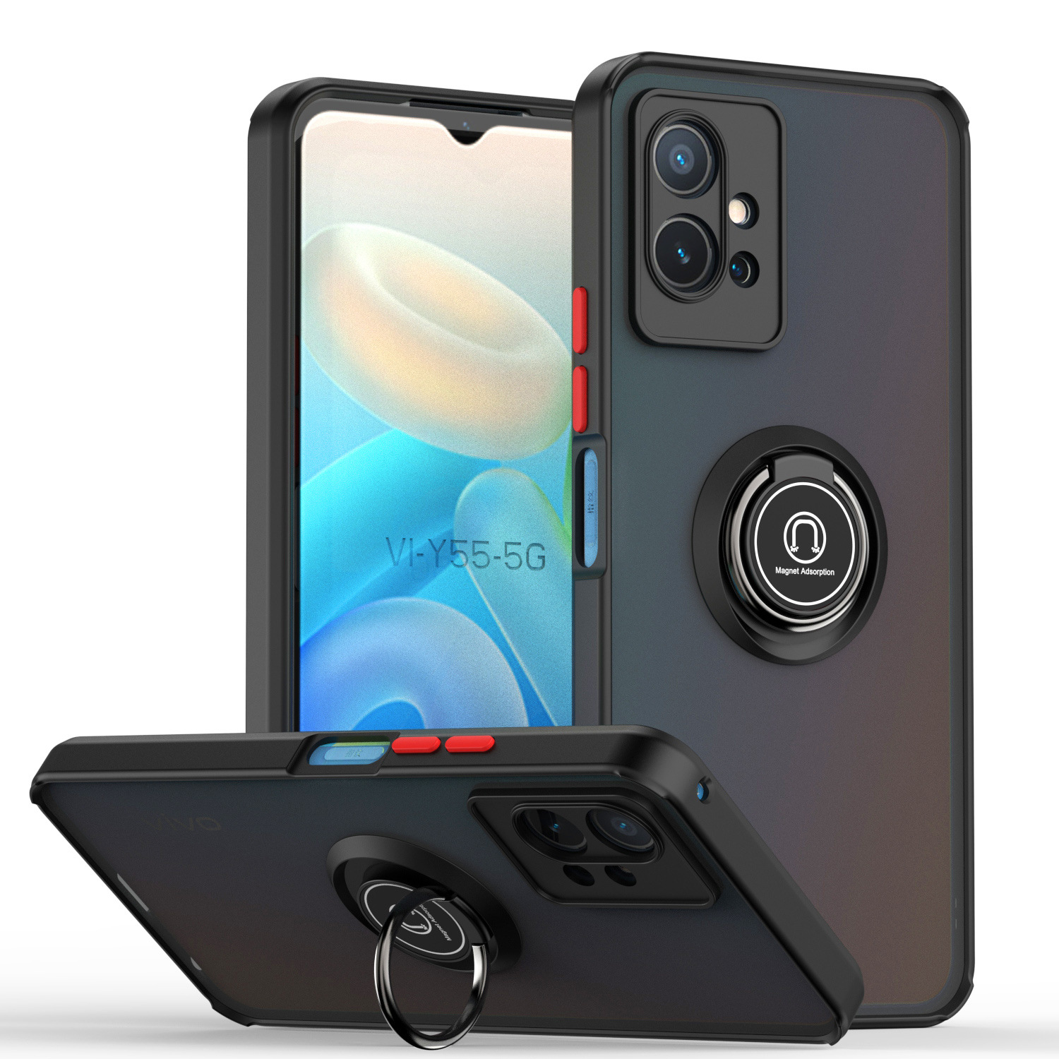 外贸适用于lg k41s手机壳祺影一代指环支架磁吸车载防摔k50手机套采购