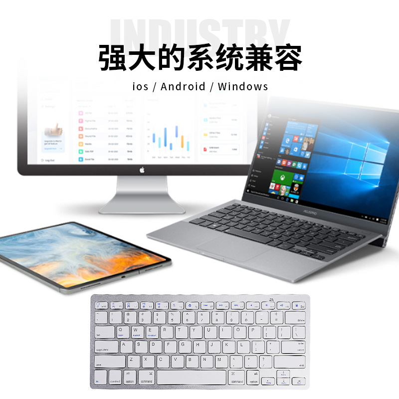 Bk3001 (X5) Mobile Phone Tablet Computer General Wireless Bluetooth Keyboard Scissor Button Wireless Keyboard