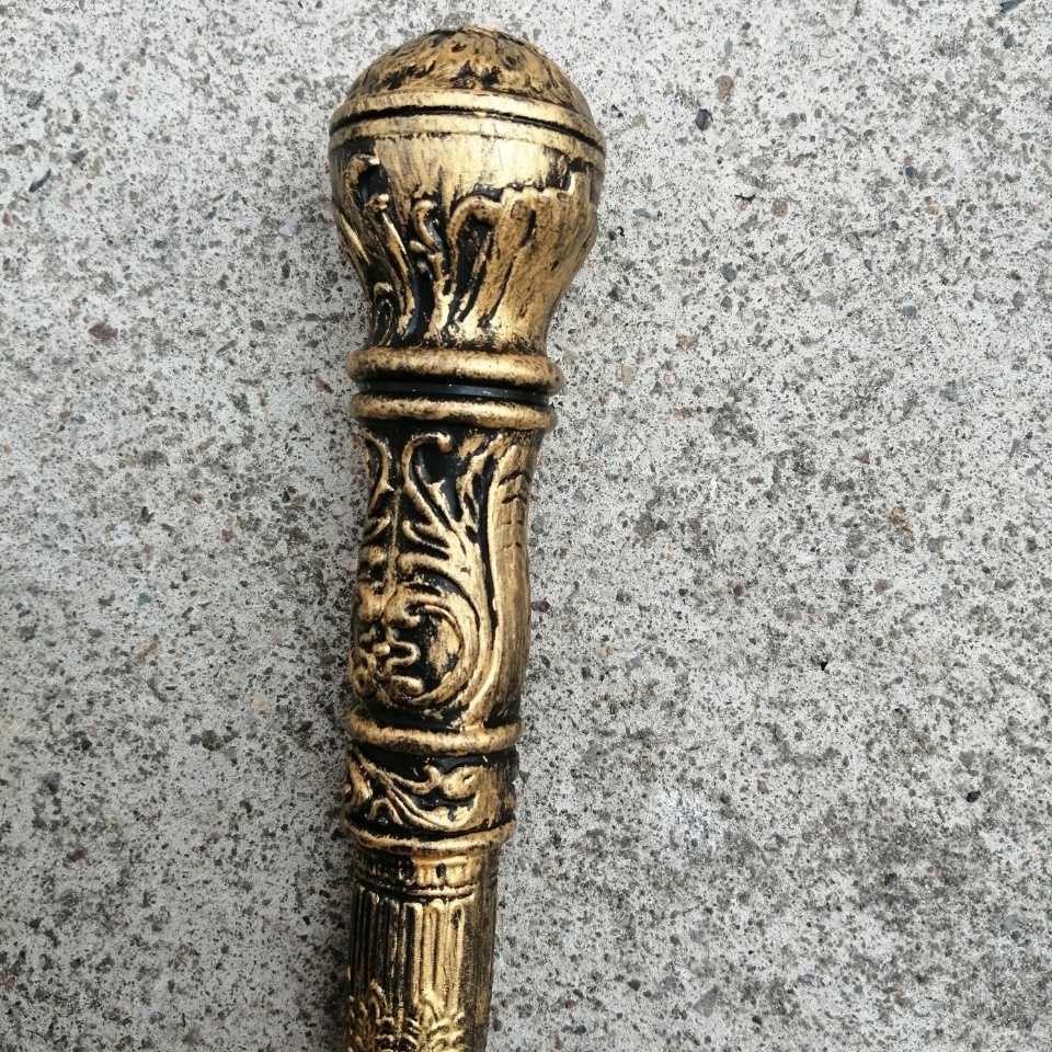 权杖手杖道具埃及法老蛇头权杖表演国王权杖魔法师手杖红宝石权杖